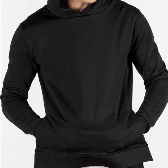 Side-Zip pullover hoodie - Picture 2 of 4